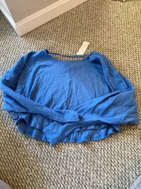 Urban Outfitters Blue Lightweight Long-Sleeve Women’s Top